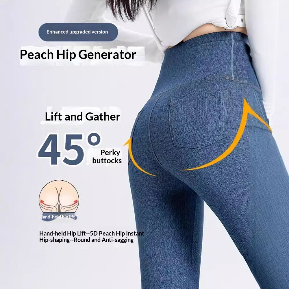 Women’s Denim Bootcut Shark-Fin Leg Pants – Stylish Flared Fit Jeans