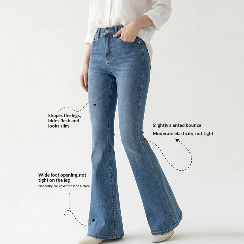 Summer New Low-Rise Slim-Fit Stylish Flared Pants – Trendy, Comfortable, Lightweight Design for Casual & Chic Looks
