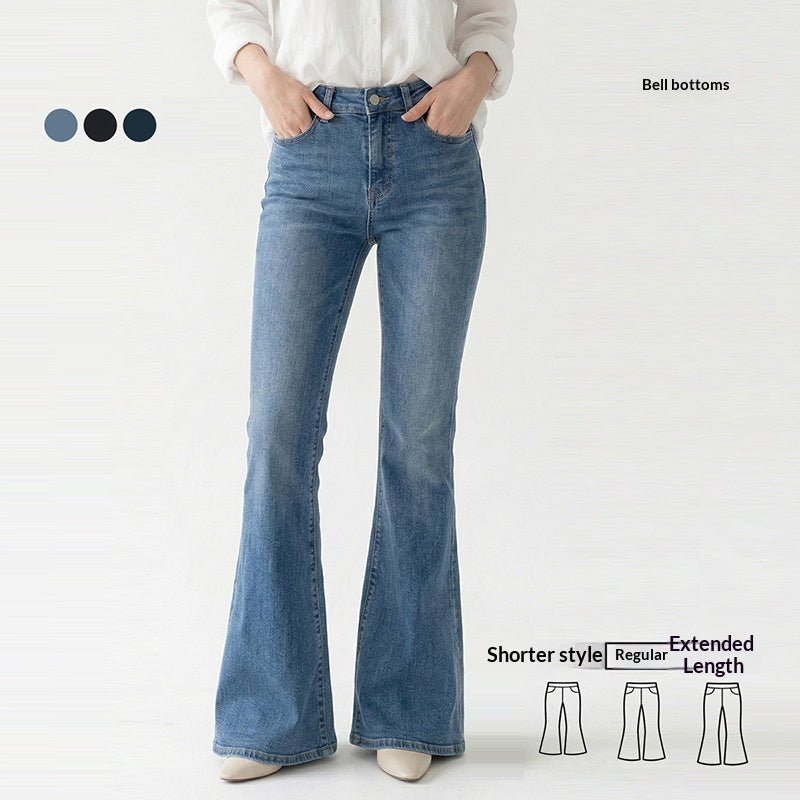 Summer New Low-Rise Slim-Fit Stylish Flared Pants – Trendy, Comfortable, Lightweight Design for Casual & Chic Looks