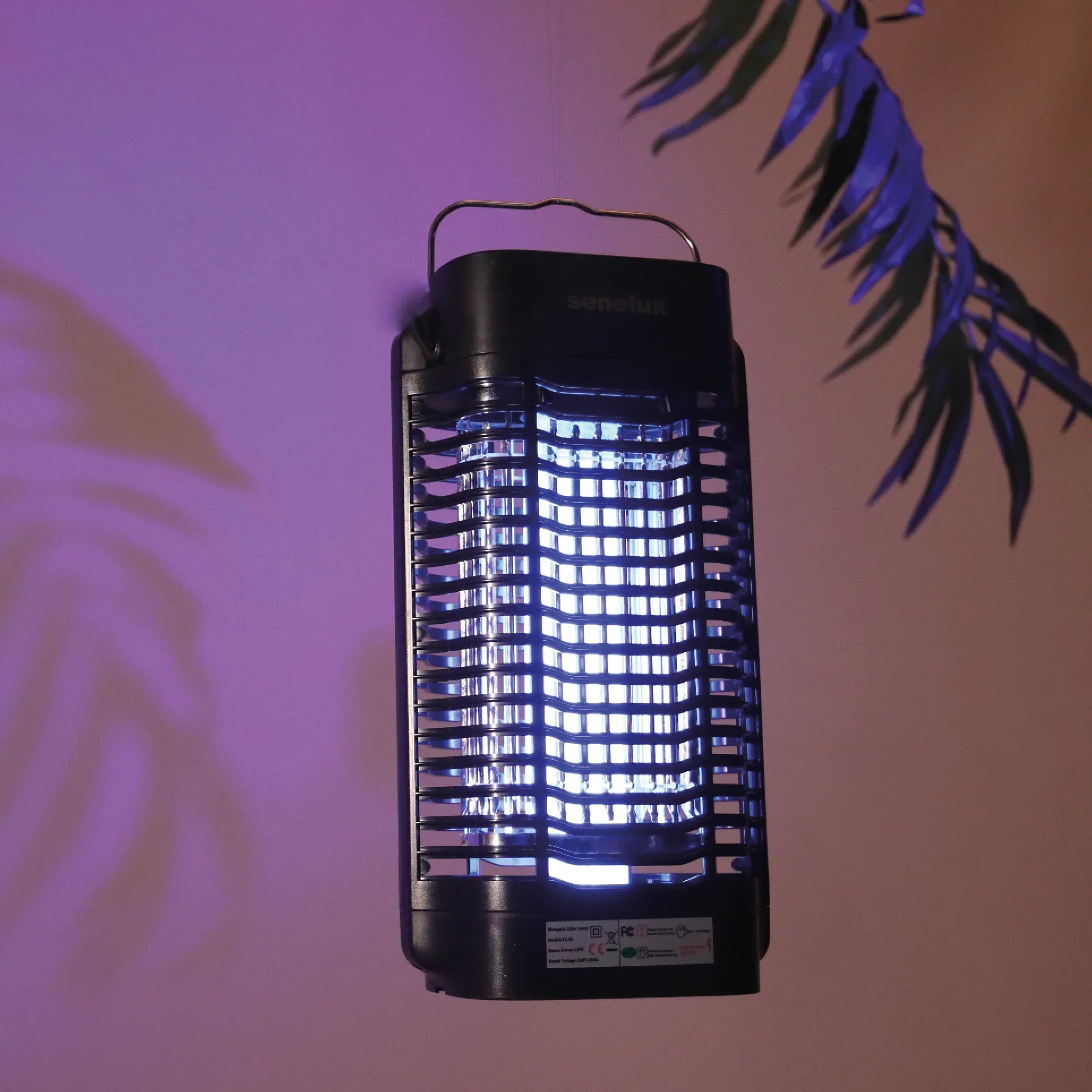 Senelux Bug Zapper, Electric Mosquito Zapper for Indoor and Outdoor 18W, 4200V Insect Fly Pest Trap