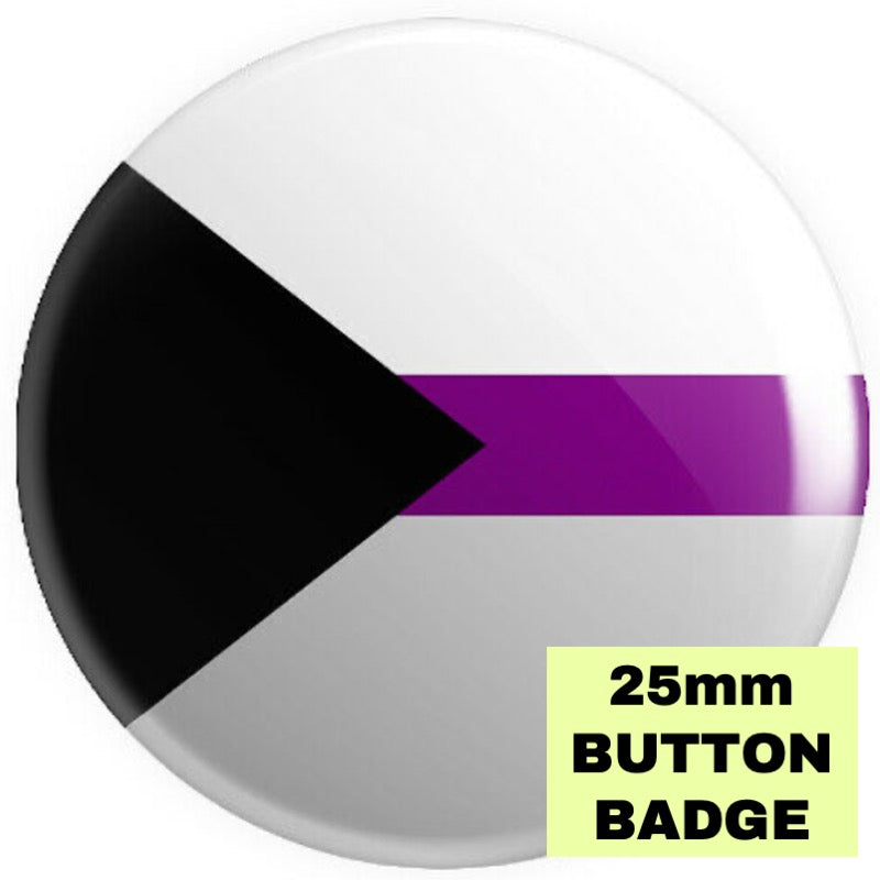 Demisexual Flag Button Badge