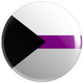 Demisexual Flag Button Badge