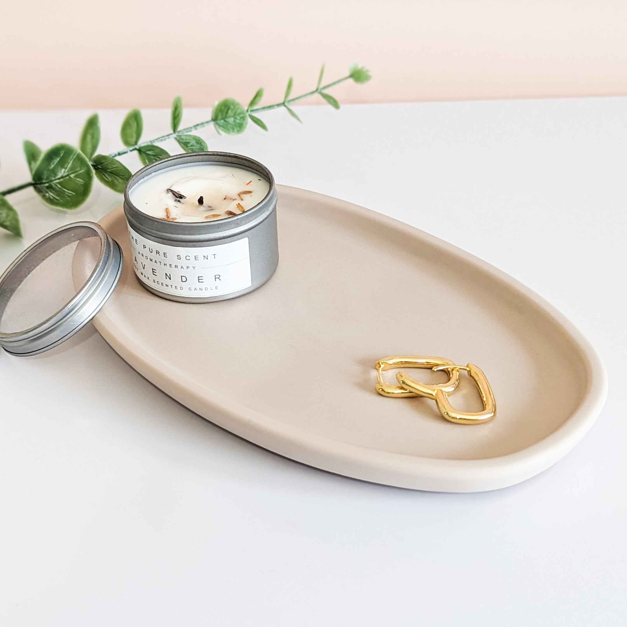 Modern oval display tray-2
