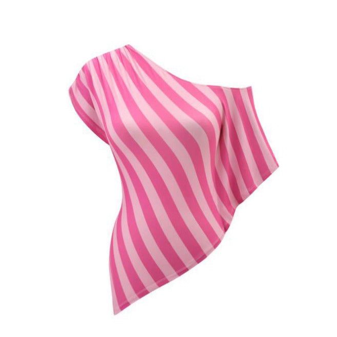 Pure Desire For Wind And Inclined Collar American Short Sleeve