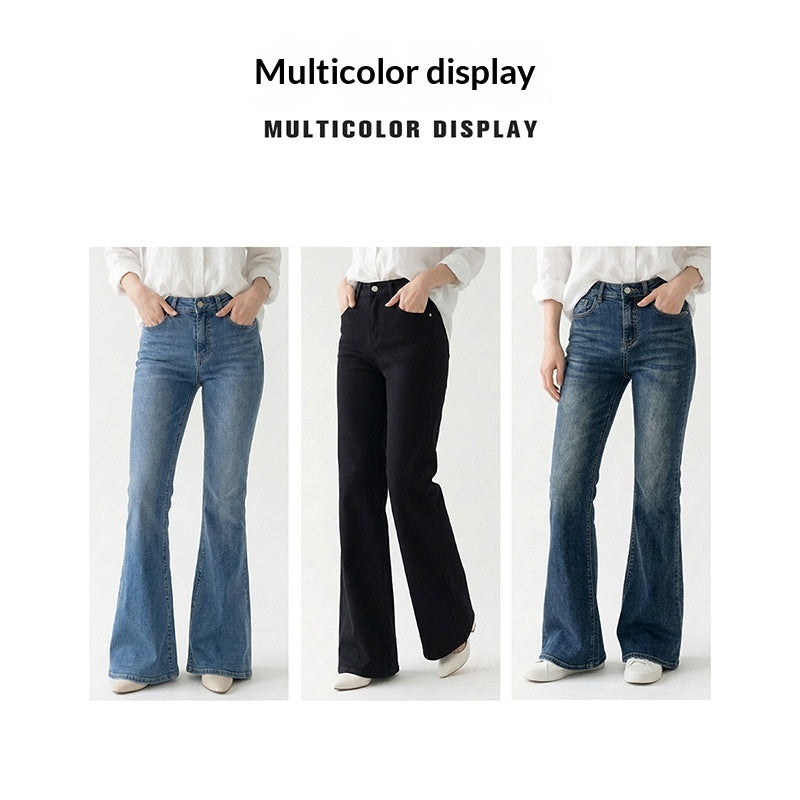 Summer New Low-Rise Slim-Fit Stylish Flared Pants – Trendy, Comfortable, Lightweight Design for Casual & Chic Looks