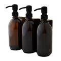 Gold Triple Wall Mounted Soap Dispenser